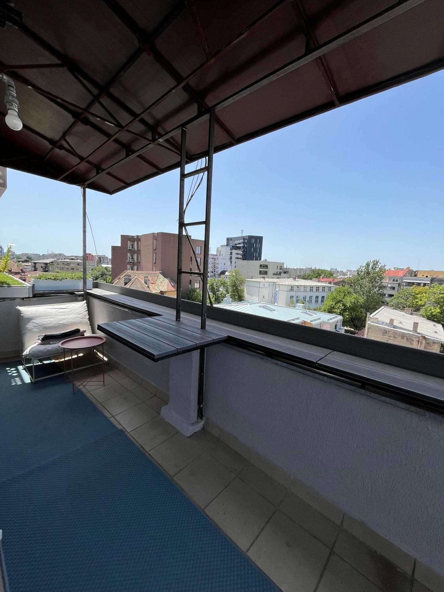 Terrace View Downtown Studio Bucureşti Exterior foto